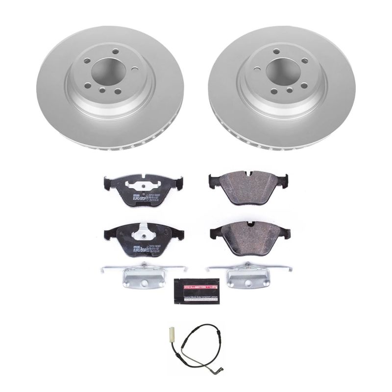 Power Stop 2009 BMW 335d Front Euro-Stop Brake Kit