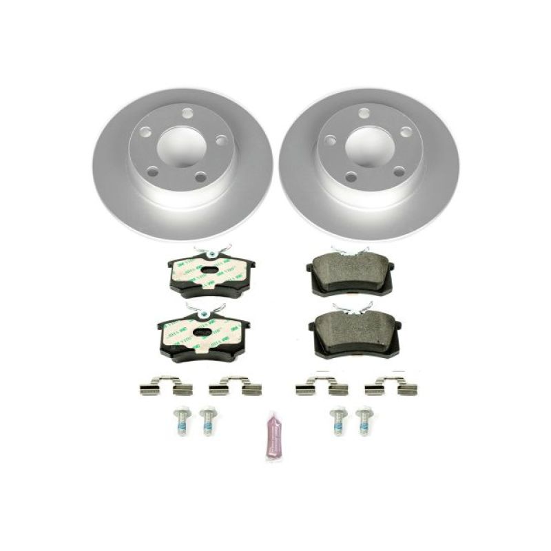 Power Stop 98-04 Audi A6 Quattro Rear Euro-Stop Brake Kit PowerStop