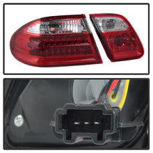 Load image into Gallery viewer, Xtune Mercedes Benz W210 E-Class 96-02 LED Tail Lights Red Clear ALT-CL-MBW210-LED-RC SPYDER