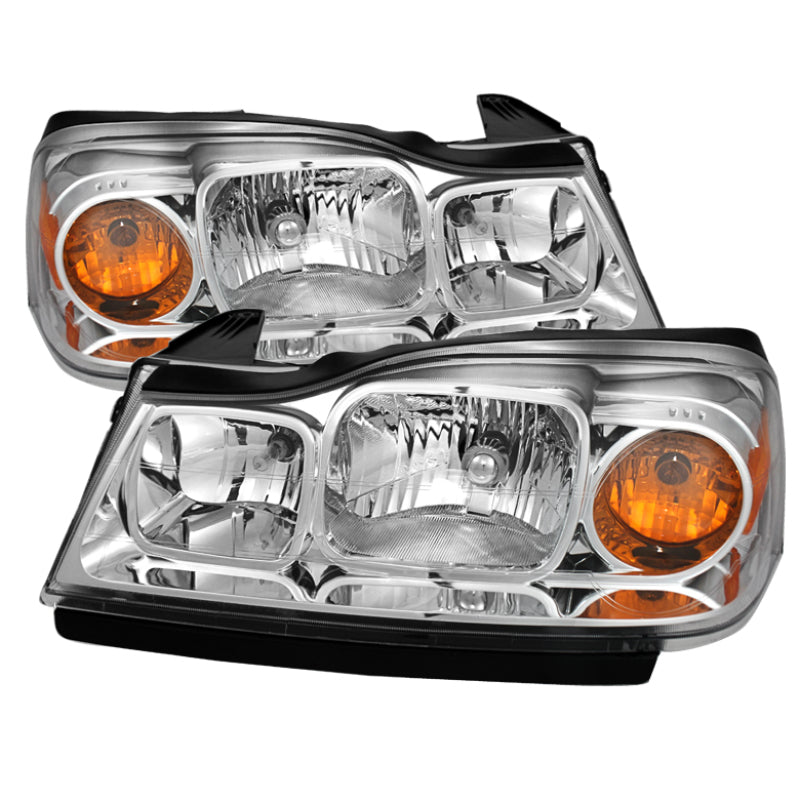 Xtune Saturn Vue 06-07 Crystal Headlights Chrome HD-JH-SVUE06-AM-C SPYDER