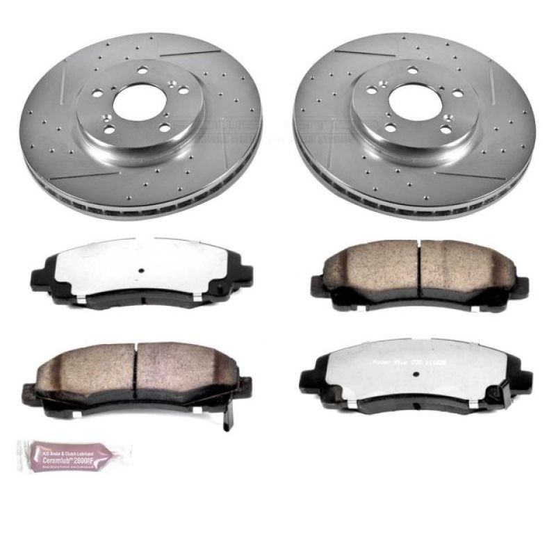 Power Stop 06-11 Honda Ridgeline Front Z36 Truck & Tow Brake Kit PowerStop