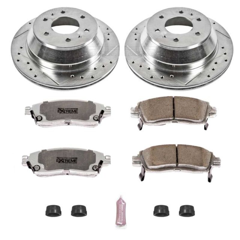 Power Stop 04-07 Buick Rainier Rear Z26 Street Warrior Brake Kit PowerStop