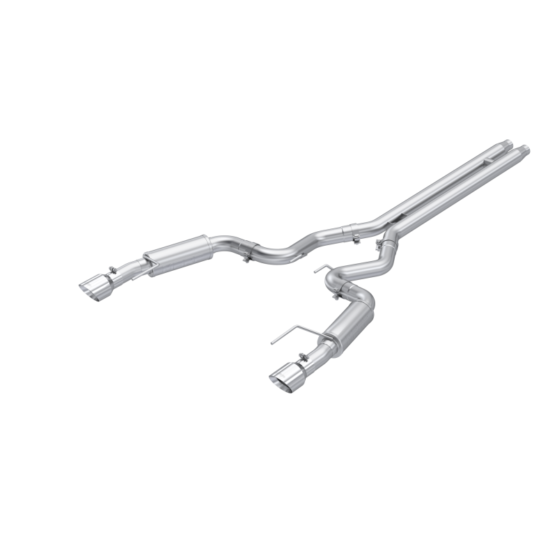 MBRP 2024 Ford Mustang GT S650, 5.0L 3in Dual Split Rear Aluminized Steel