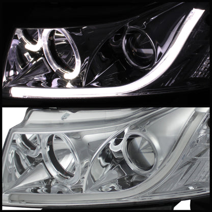 Spyder Chevy Cruze 11-14 Projector Headlights Light Tube DRL Chrm PRO-YD-CCRZ11-LTDRL-C SPYDER