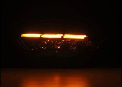 AlphaRex 880261 15-17 Ford Mustang NOVA LED Proj Headlights Alpha Black w/Activ Light/Seq Signal/Switch DRL