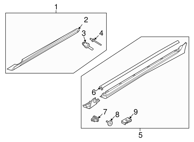 Genuine OEM Volvo Clip (31214496) X1