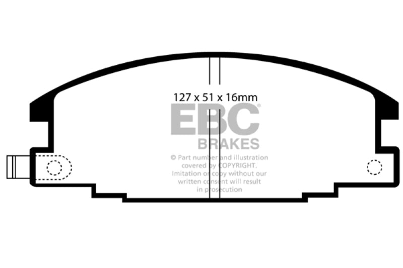 EBC Ultimax2 Front Brake Pads - UD363