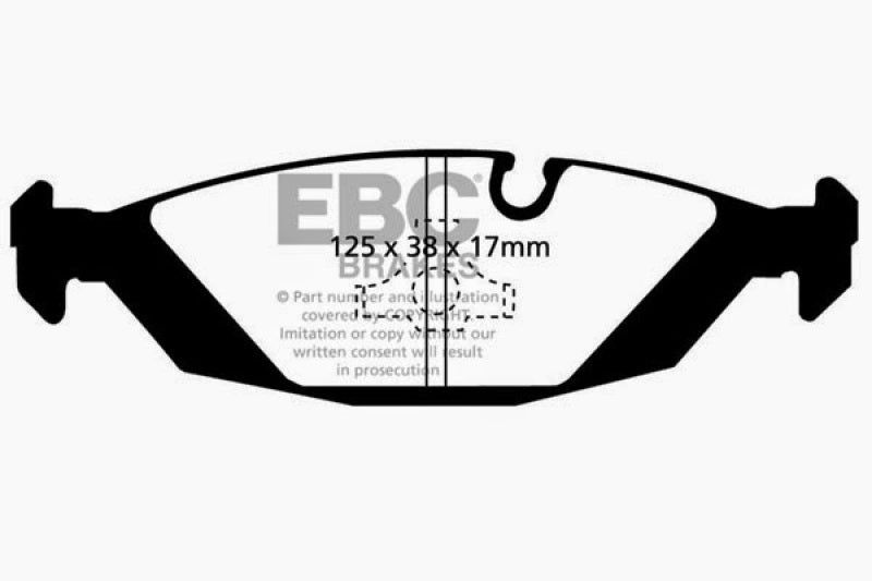 EBC Ultimax2 Rear Brake Pads - UD279