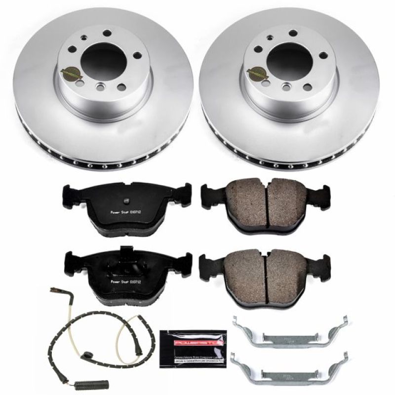 Power Stop 97-00 BMW 540i Front Z23 Evolution Sport Coated Brake Kit PowerStop
