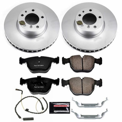 Power Stop 97-00 BMW 540i Front Z23 Evolution Sport Coated Brake Kit PowerStop