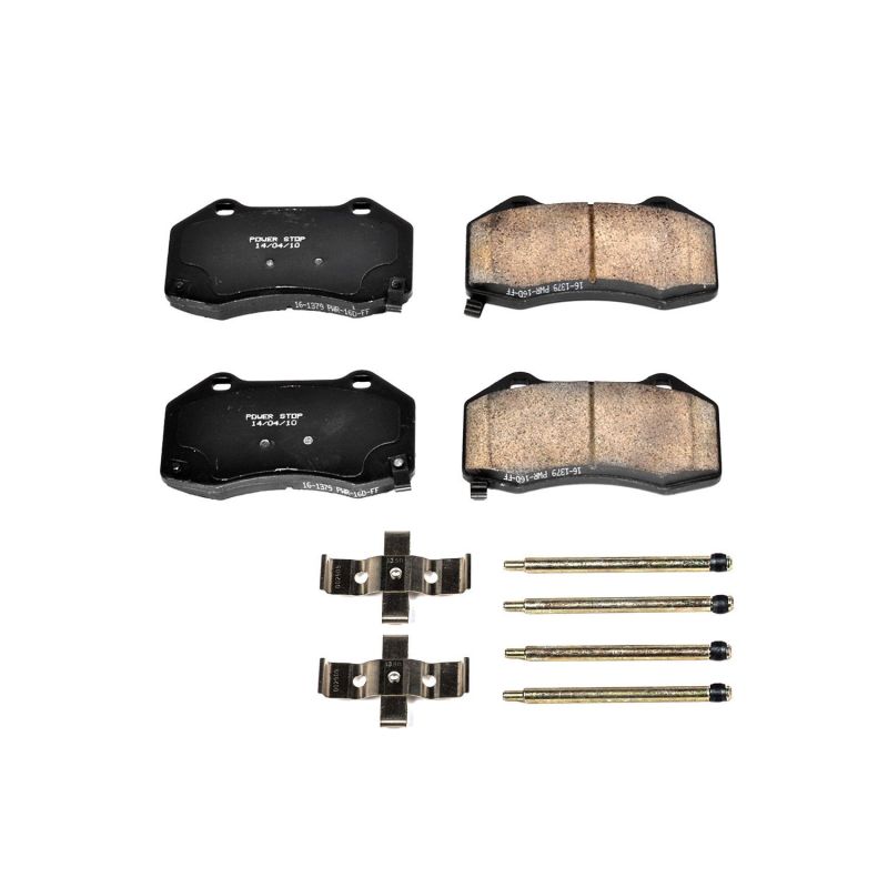 Power Stop 08-10 Chevrolet Cobalt Front Z17 Evolution Ceramic Brake Pads w/Hardware PowerStop