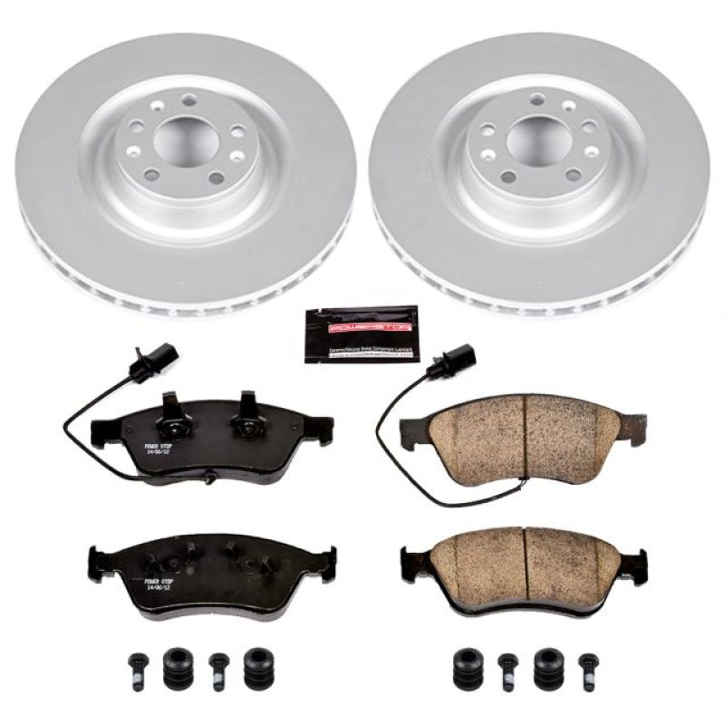 Power Stop 09-11 Audi A6 Quattro Front Z23 Evolution Sport Coated Brake Kit PowerStop