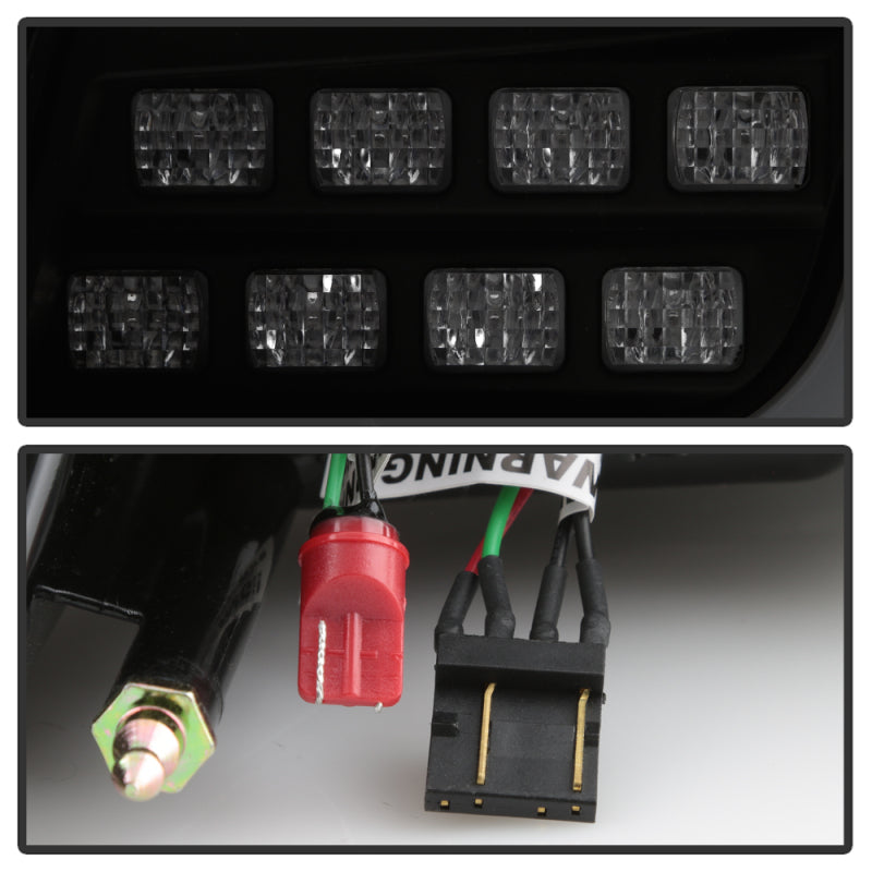 Spyder Mitsubishi Lancer/Evolution X 08-14 V2 LED Tail Lights - Black Smoke ALT-YD-ML08V2-SEQ-BSM SPYDER