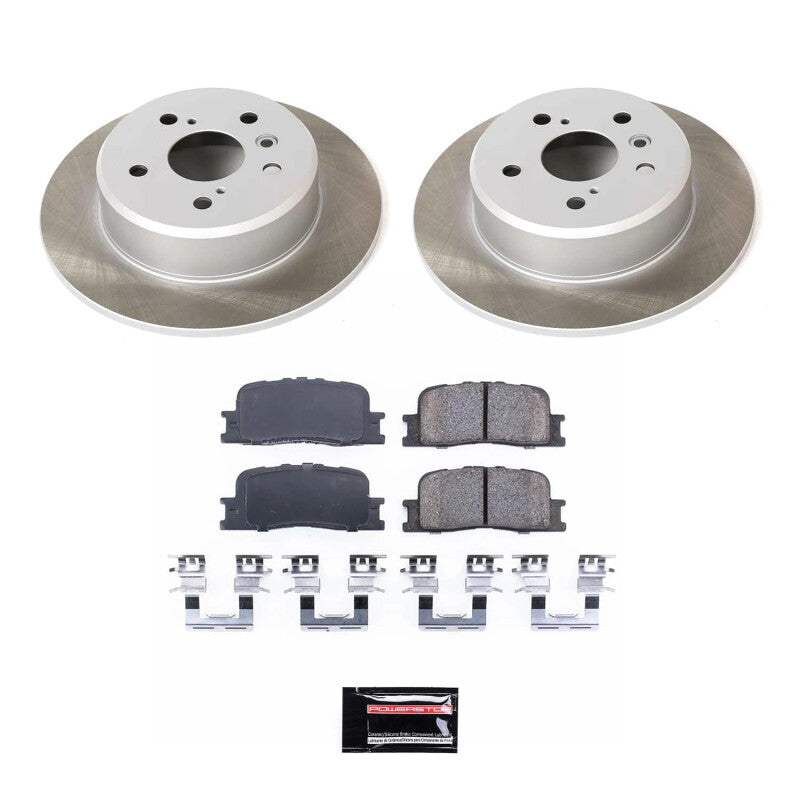 Power Stop 01-03 Toyota Highlander Rear Semi-Coated Rotor Kit PowerStop