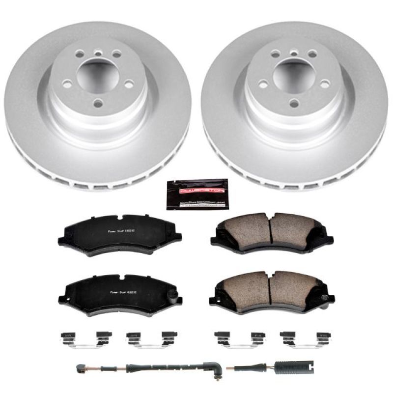 Power Stop 10-12 Land Rover Range Rover Front Z23 Evolution Sport Coated Brake Kit PowerStop