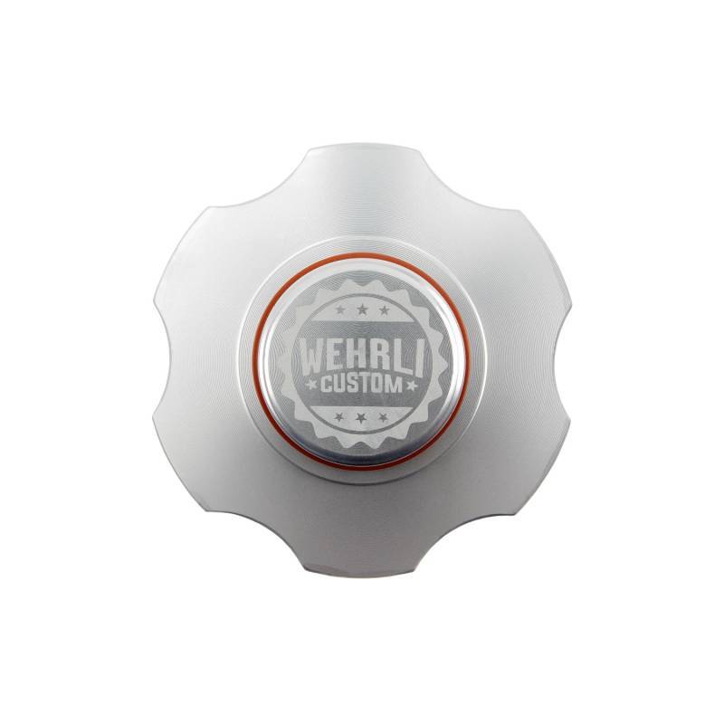 Wehrli 98.5-21 Cummins Billet Aluminum Clear Anodized Oil Fill Cap Wehrli