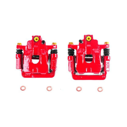 Power Stop 02-04 Honda Odyssey Rear Red Calipers w/Brackets - Pair PowerStop