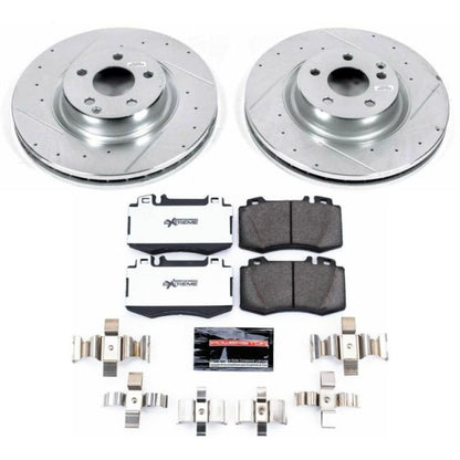 Power Stop 07-09 Mercedes-Benz E550 Front Z26 Street Warrior Brake Kit PowerStop