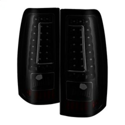 xTune 03-06 Chevy Silverado 1500 (w/o Stepside) LED Tail Lights - Blk Smoke (ALT-ON-CS03-G2-LED-BSM) SPYDER