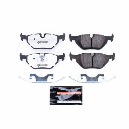 Power Stop 01-02 BMW 525i Rear Z26 Extreme Street Brake Pads w/Hardware PowerStop