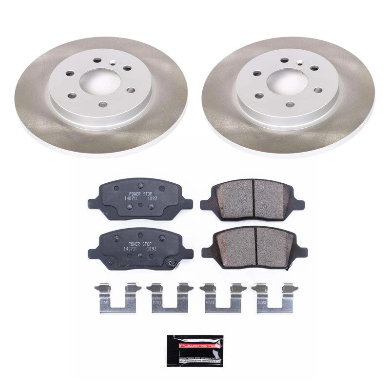 Power Stop 06-07 Saturn Relay Rear Semi-Coated Rotor Kit PowerStop