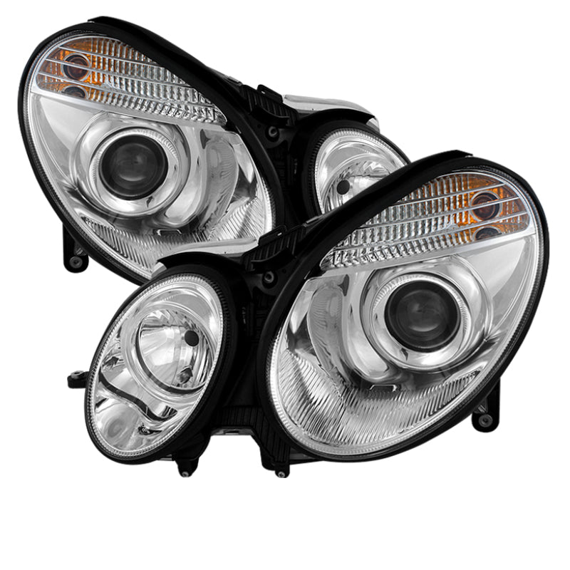 Spyder Mercedes Benz E-Class 03-06 Projector Headlights Xenon/HID Model- Chrm PRO-YD-MBW21103-HID-C SPYDER