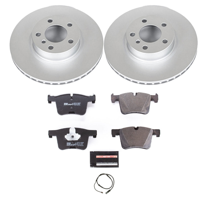 Power Stop 11-17 BMW X3 Front Euro-Stop Brake Kit PowerStop