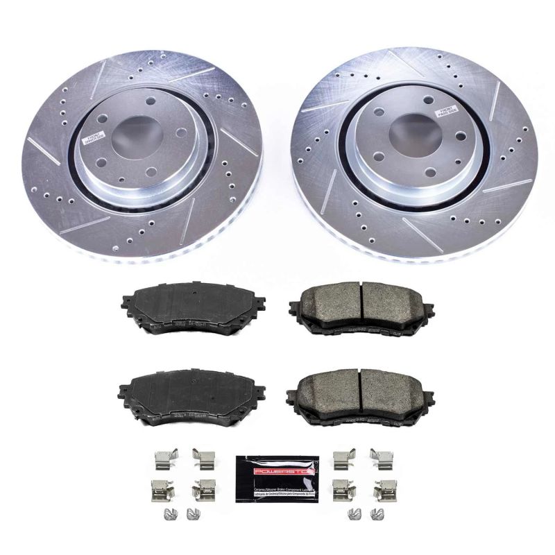 Power Stop 19-20 Mazda 6 Front & Rear Z17 Evolution Geomet Coated Brake Kit