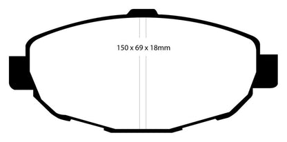 EBC RedStuff Front Brake Pads - DP31007C EBC