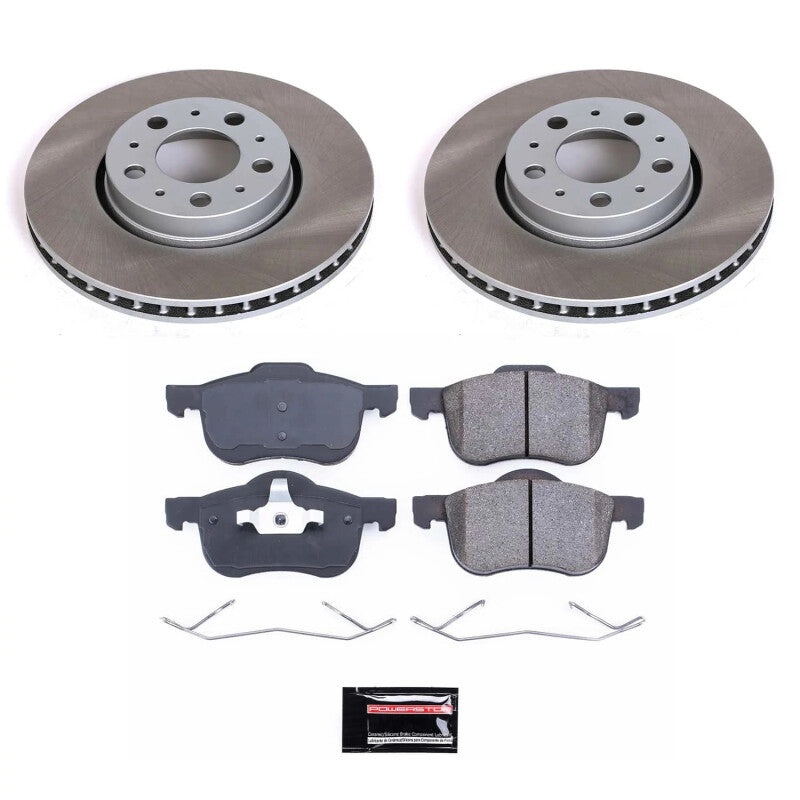 Power Stop 03-07 Volvo XC70 Front Semi-Coated Rotor Kit PowerStop