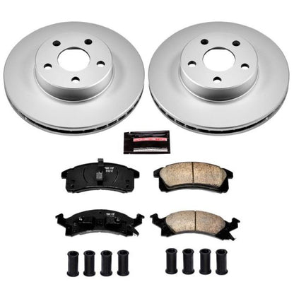 Power Stop 90-98 Buick Skylark Front Z17 Evolution Geomet Coated Brake Kit PowerStop
