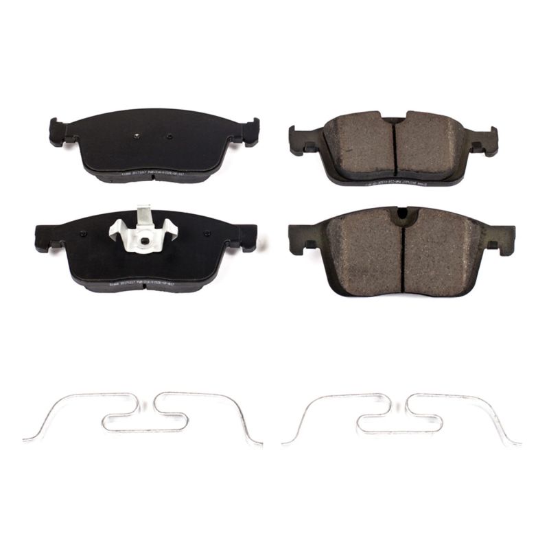 Power Stop 16-17 Volvo XC60 Front Z17 Evolution Ceramic Brake Pads w/Hardware PowerStop