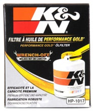 Load image into Gallery viewer, K&amp;N 3.74inch / 2.98 OD Performance Gold Oil Filter