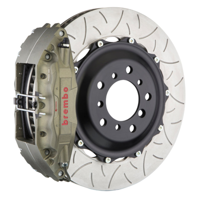 Brembo 01-06 M3 (E46) PISTA Front Race BBK 4 Piston Cast 2pc 355x32x53a 2pc Rotor T3-Clear HA Brembo