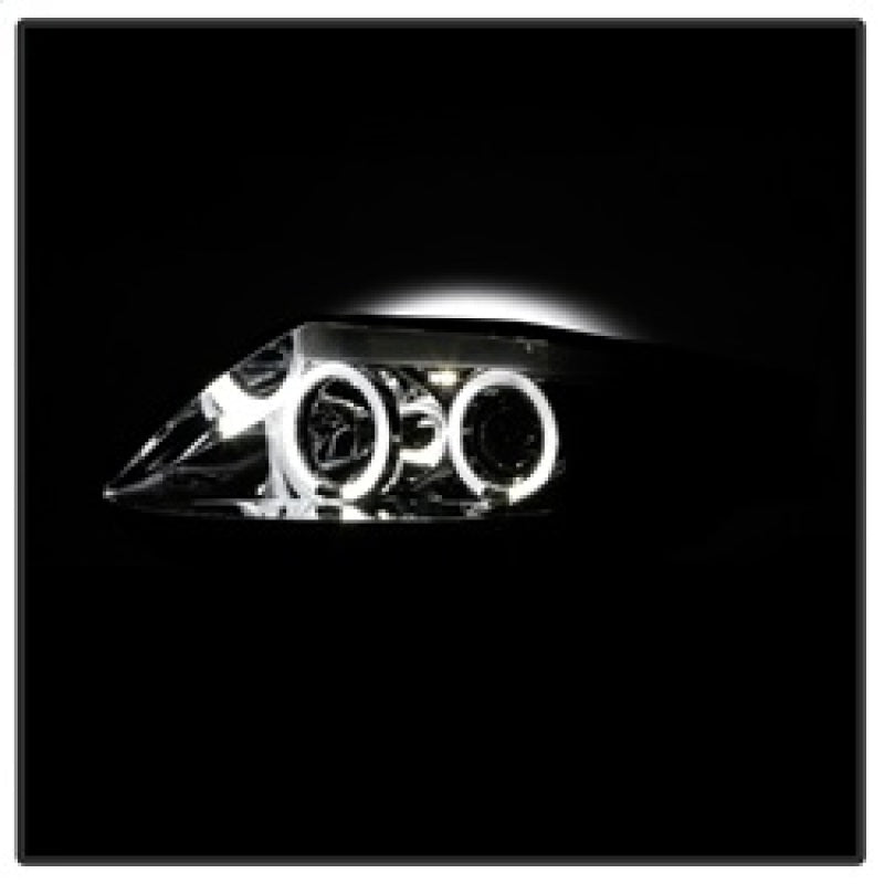 Spyder BMW Z4 03-08 Projector Headlights Halogen Model Only - LED Halo Chrome PRO-YD-BMWZ403-HL-C SPYDER