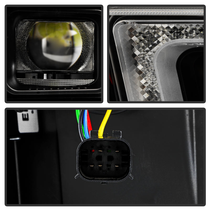 Spyder Chevy Silverado 20-23 HD 2500/3500 High-Power LED Module - Black (PRO-YD-CSHD20AP-SEQ-BK) SPYDER