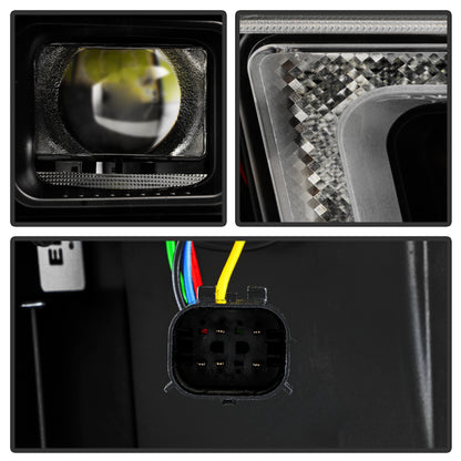 Spyder Chevy Silverado 20-23 HD 2500/3500 High-Power LED Module - Black (PRO-YD-CSHD20AP-SEQ-BK) SPYDER