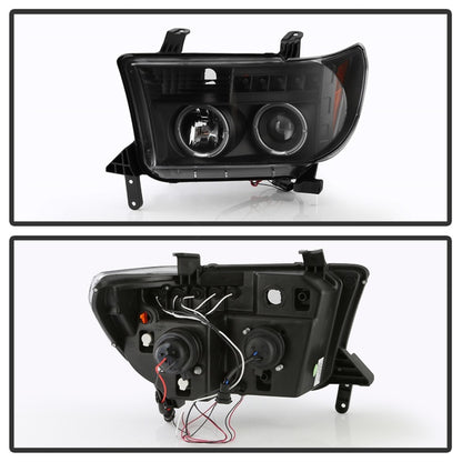 Spyder Signature Toyota Tundra 07-13 / Sequoia 08-13 Projector Headlights - (PRO-YD-TTU07-HL-BKV2) SPYDER