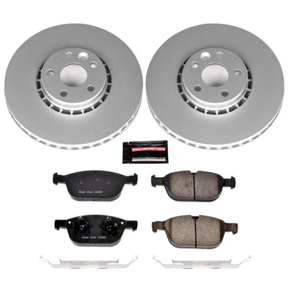 Power Stop 10-15 Volvo XC60 Front Z23 Evolution Sport Coated Brake Kit PowerStop