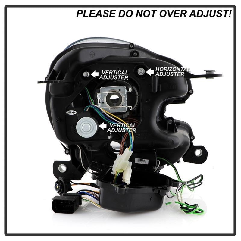 Spyder Mini Countryman 11-16 V2 Xenon/HID Only Proj Headlights - Black PRO-YD-MCO11HID-BK SPYDER