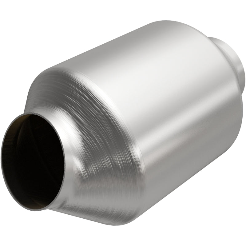 Magnaflow Carb Compliant SS Univ. Catalytic Converter 8.125in Body L X 5in Body W  (2.50 CA Spun) Magnaflow