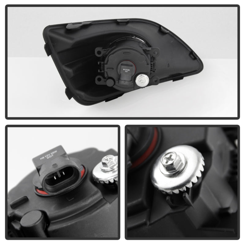 Spyder Ford C-Max 2013-2015 OEM Fog Light W/Universal Switch- Clear FL-FCMAX2013-C SPYDER