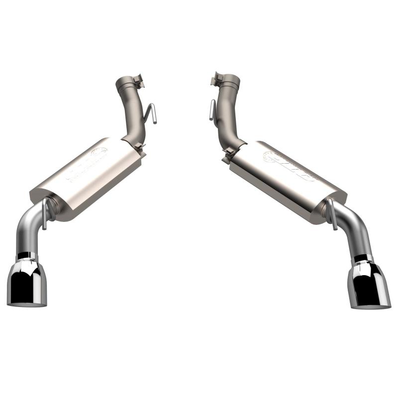 QTP 14-15 Chevrolet Camaro SS 6.2L 304SS AR3 Axle Back Exhaust w/4.5in Tips QTP