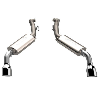 QTP 14-15 Chevrolet Camaro SS 6.2L 304SS AR3 Axle Back Exhaust w/4.5in Tips QTP