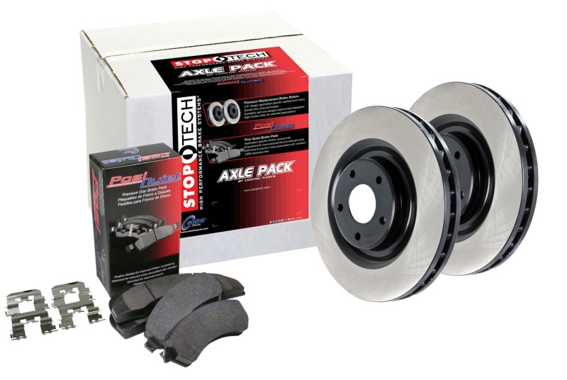 Centric OE Coated Front & Rear Brake Kit (4 Wheel) Stoptech