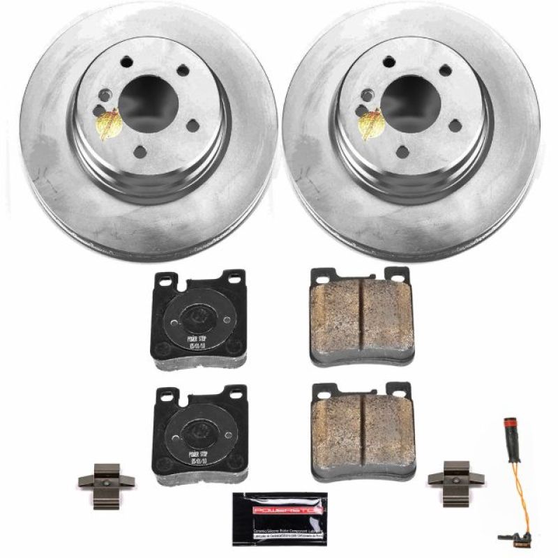 Power Stop 01-04 Mercedes-Benz CLK55 AMG Rear Z23 Evolution Sport Coated Brake Kit PowerStop