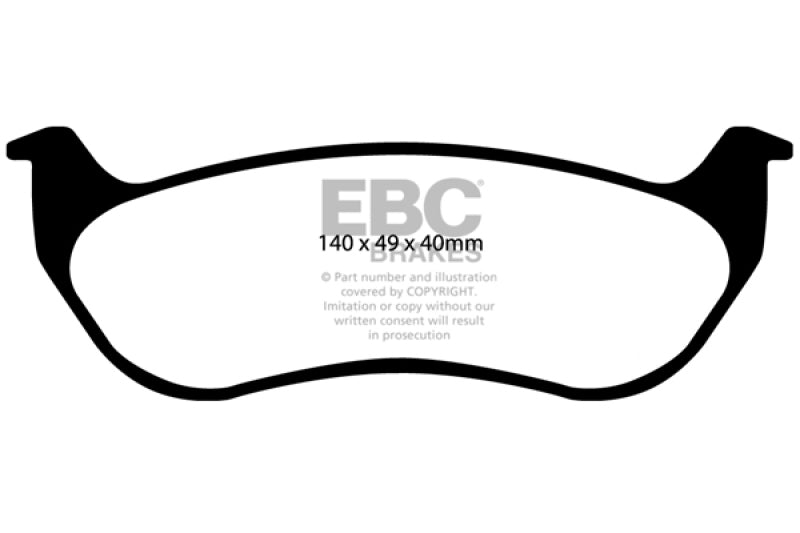 EBC Extra Duty Rear Brake Pads - ED91673 EBC