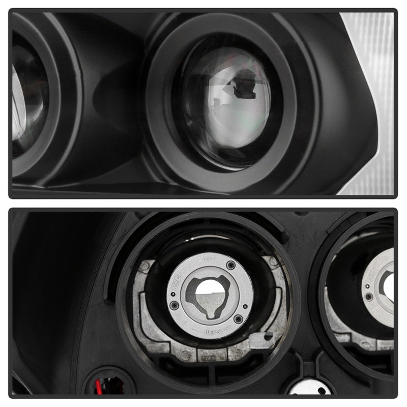 Spyder 16-18 Toyota Tacoma Projector Headlights - Seq LED Turn - Black - PRO-YD-TT16-LB-BK SPYDER