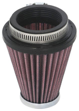 Load image into Gallery viewer, K&amp;N Universal Clamp-On Air Filter 2-1/8in Flange 3-1/2in Base 2in Top 4in Height