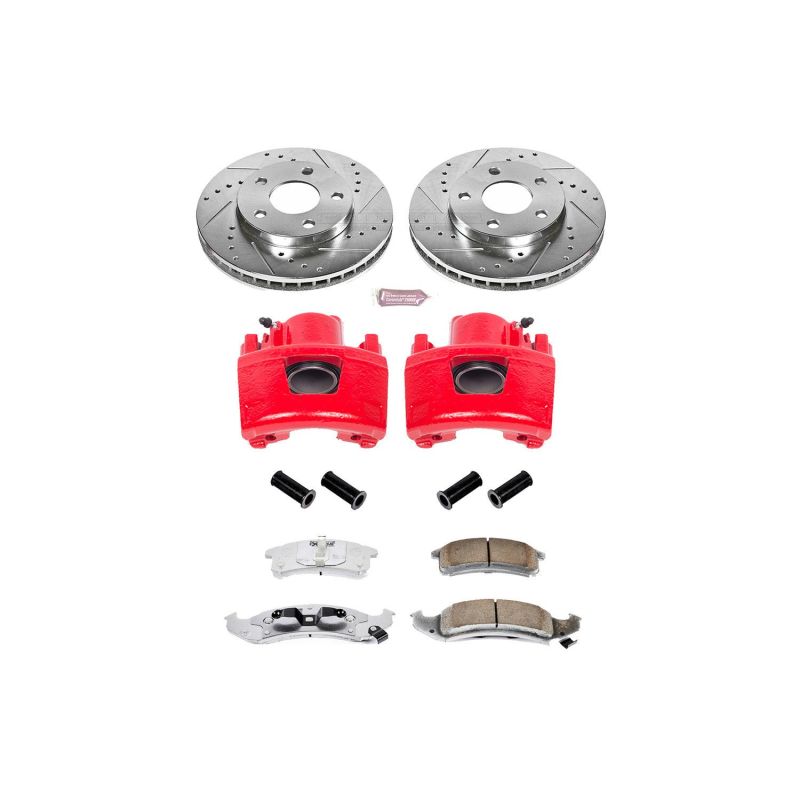 Power Stop 94-99 Buick LeSabre Front Z26 Street Warrior Brake Kit w/Calipers PowerStop